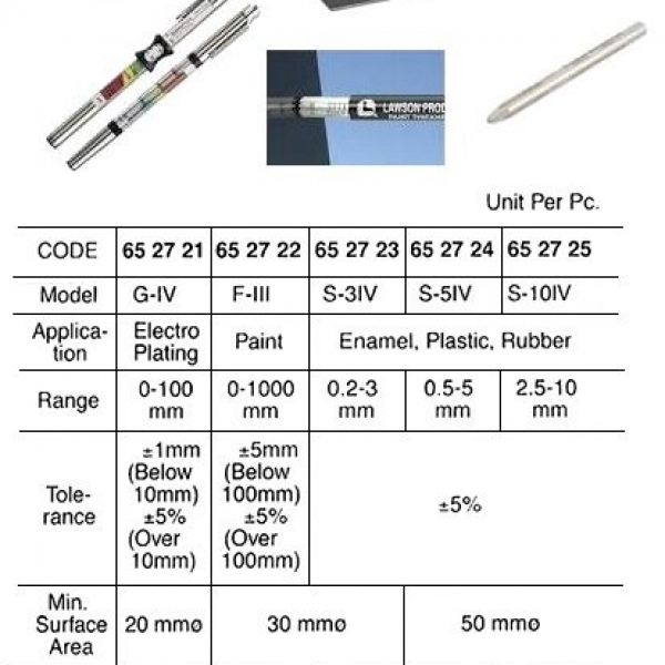 652722-COATING THICKNESS GAUGE, MAGNETIC MIKROTEST 5/6 F